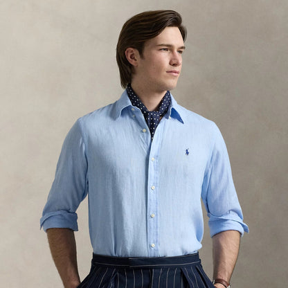 KIT RALPH L LINEN SHIRT [PAY 2 GET 5] + SUNGLASSES